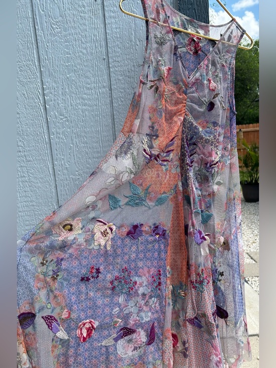 Johnny Was Dresses & Skirts - Johnny Was Sheer Floral Dress